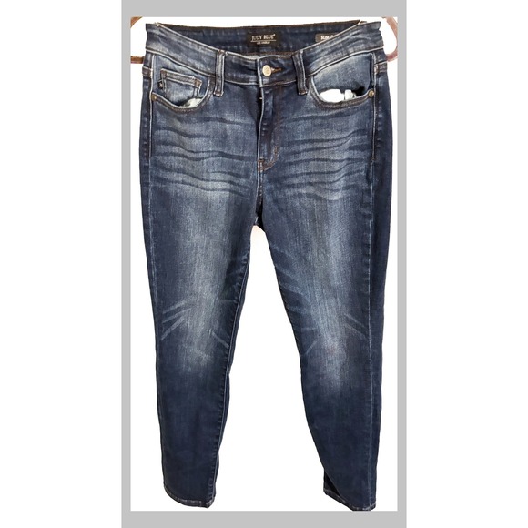Judy Blue Denim - Judy Blue Slim Fit Dark Wash Denim Jeans Womens Size 5 27 Blue Stretch Pants